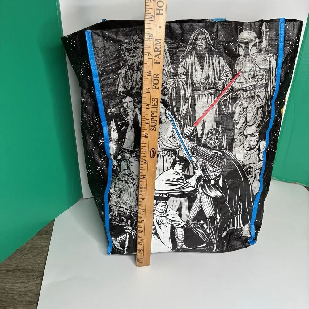 Disney Star Wars Original Cast Vader Luke Skywalker Leia Reusable Tote Bag